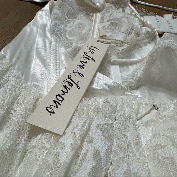 For Love And Lemons White Lace Wedding Dress - Picture 9 of 15